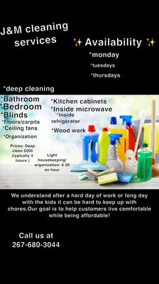 J & M Cleaning Services