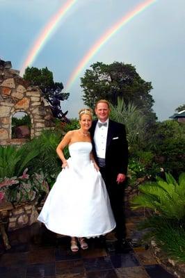 Shot at Oasis a few years ago when we had a true to life Double Rainbow over Lake Travis !