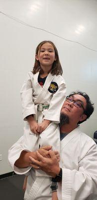 Parents train FREE at Axon Martial Arts! What better way to ensure quality time than doing something healthy together!