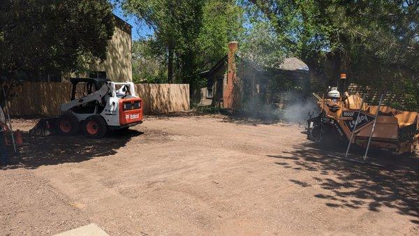 Leveling out dirt driveway