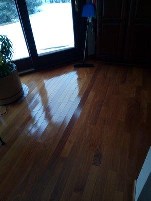 Delicate hard floor cleaning