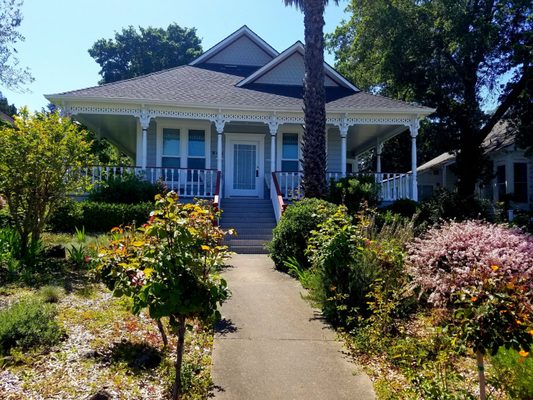 Belladonna is located in a cute, cozy room in the back of this adorable Victorian right on Main street.