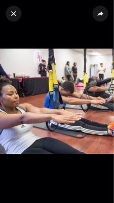 Pilates & TRX combo.