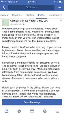 Direct from their FB... customer service is not a priority, so I guess I shouldn't be surprised