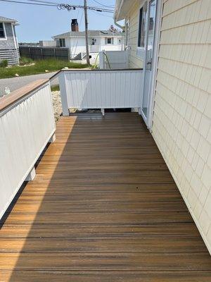 Deck cleaning