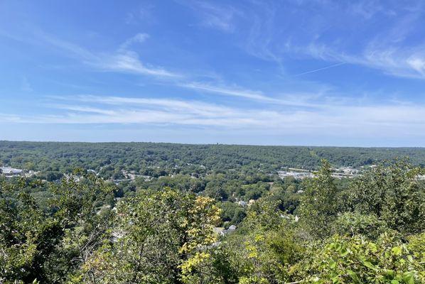 Scenic Overlook view on West Rock Ridge State Park