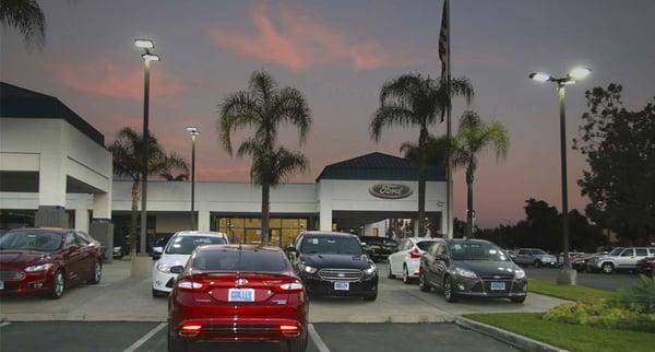 Ford Glendora LED auto dealership project