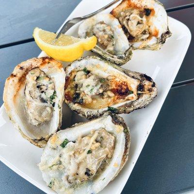 Charbroiled oysters