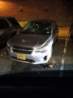 Car was vandalized