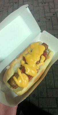 Cheeseburger hotdog