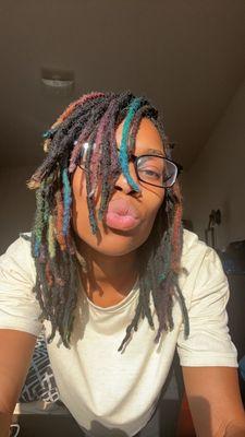 Colorful locs