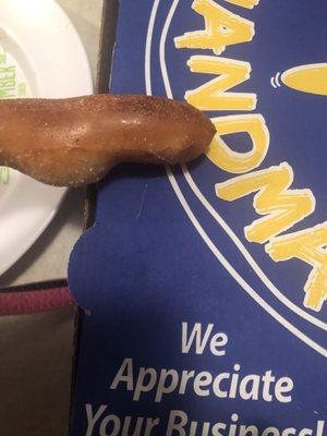 Hair baked into a breadstick