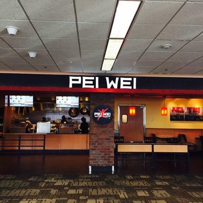 "In Pei Wei We Trust" when at the mpls airport