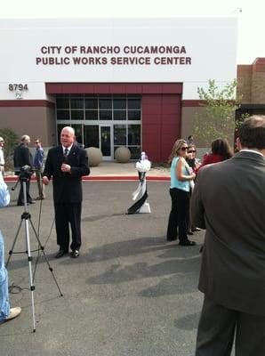 Ribbon cutting ceremony