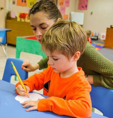 Learning to write our names