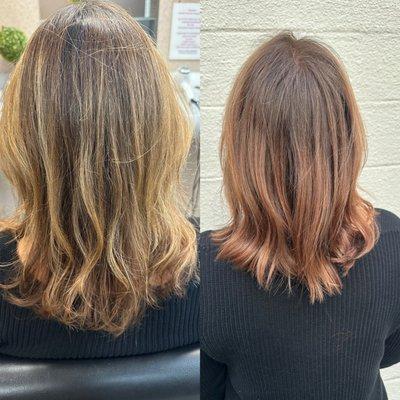 Before and after by Roza