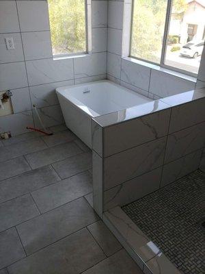 Bathtub installation