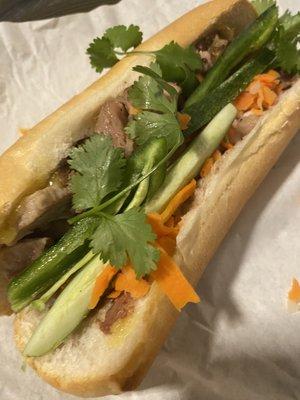 $5 bánh mì pork