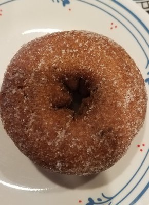 Apple cider donut from Dude's Donuts.