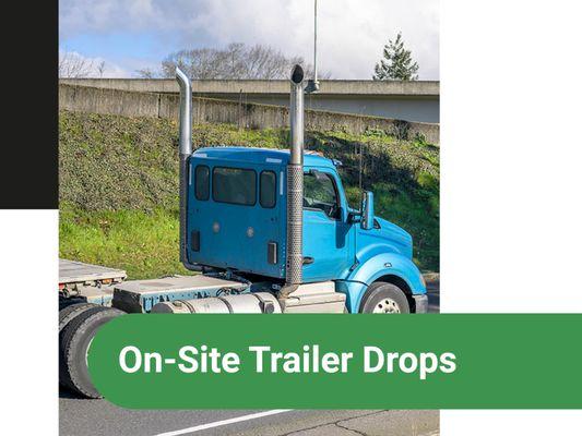 On-Site Trailer Drops Los Angeles - A & I Pallets