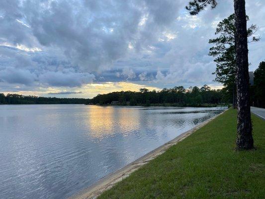 Nature trails and camping! Love the lake views and the awesome sunsets.