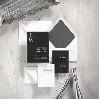 Typographic invitation