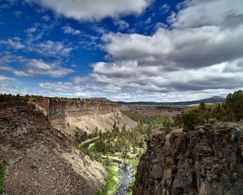 A shot of the canyon near Crooked River Ranch, North Central Oregon.