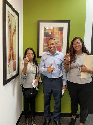 Congratulations to my client's on the purchase of their new home.