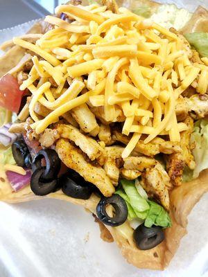 Chicken Taco Salad - Tuesday's!