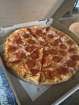 Pepperoni One Topping Pizza Pie