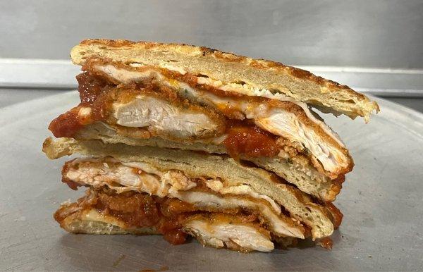 Chicken parm panini