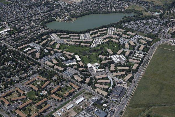 Windsor Gardens aerial view