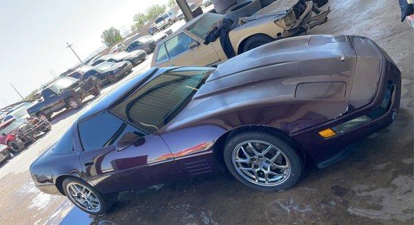 Corvette all clean!