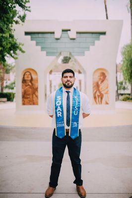 I want to thank Polar Bell for making our amazing SJSU SOAR Stoles! Everything was made in-house. Happy about the final result!