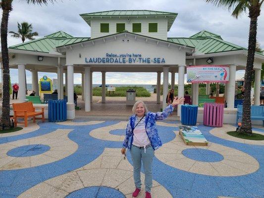 Lucinda at Fort Lauderdale beach