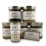 We Carry fantastic "Feast It Forward" Spices which we integrate into our "Wine & Chocolate" Pairing Experience.