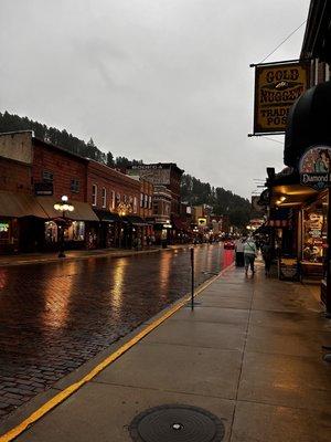 Quaint street in Deadwood