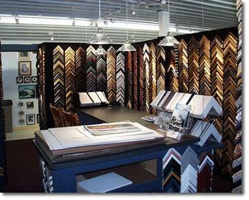 Full Service, in-house custom framing dept.