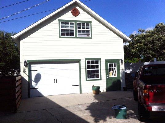 Garage addition with office