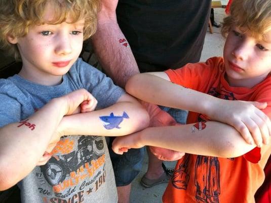 Yelp tattoos for the whole family