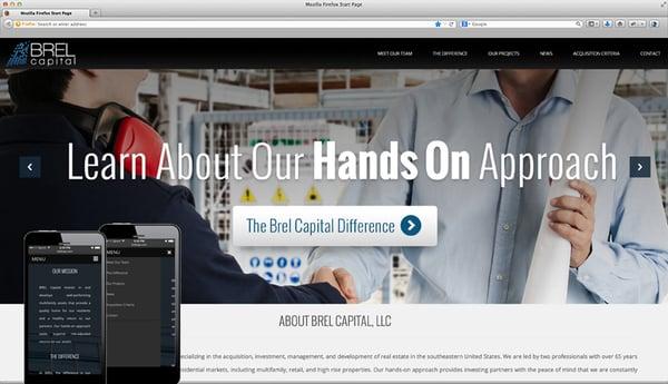 BREL Capital Website Design by Bricks & Mortar Creative