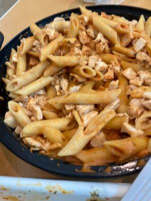 Penne ala vodka with chicken