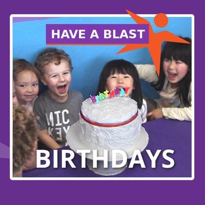 Our birthday parties can be tailored to your child's needs. It's one full hour of non-stop, action packed fun!