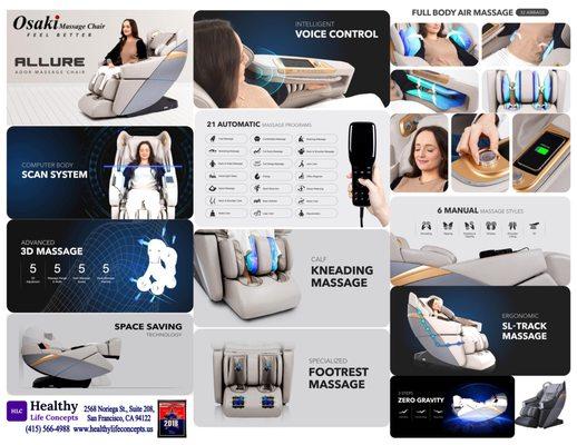 Osaki Ador 3D Allure massage chair