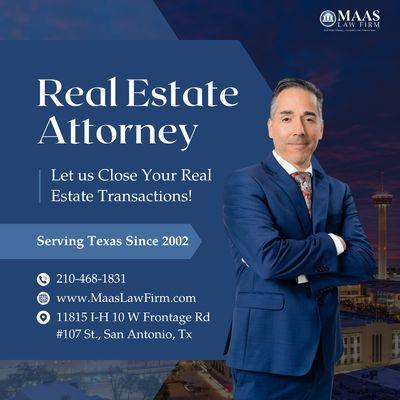 Close your real estate transactions fast at Maas Law Firm!