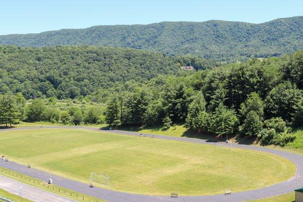 Our soccer field.