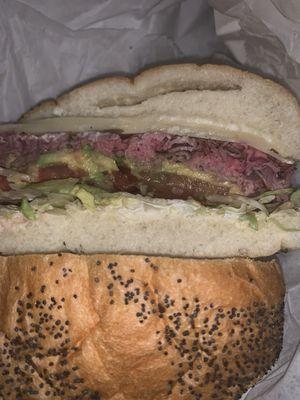 The I'm a carnivore, Roast Beef Sandwich yumm