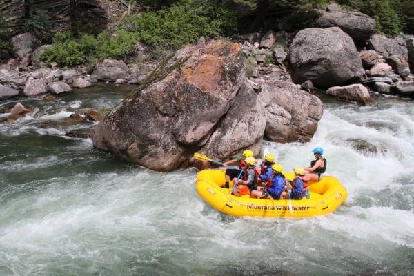 Gallatin river- Whitewater rafting - Thank you AllTrips!