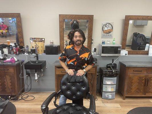 Come see Helio our newest Barber with over 10 years of experience in all types of Haircuts.