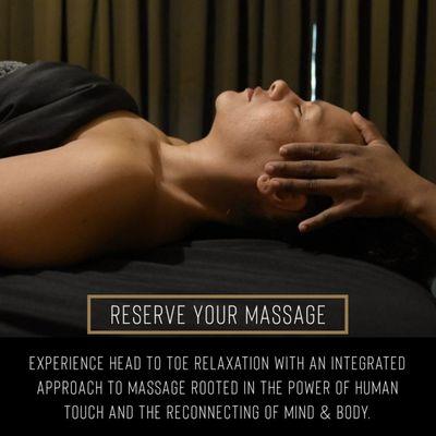 Reserve your massage